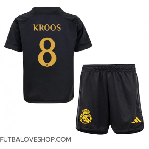 Dres Real Madrid Toni Kroos #8 Tretina pre deti 2023-24 Krátky Rukáv (+ trenírky)